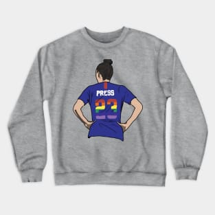 Christen Press 23 Rainbow pride jersey Crewneck Sweatshirt